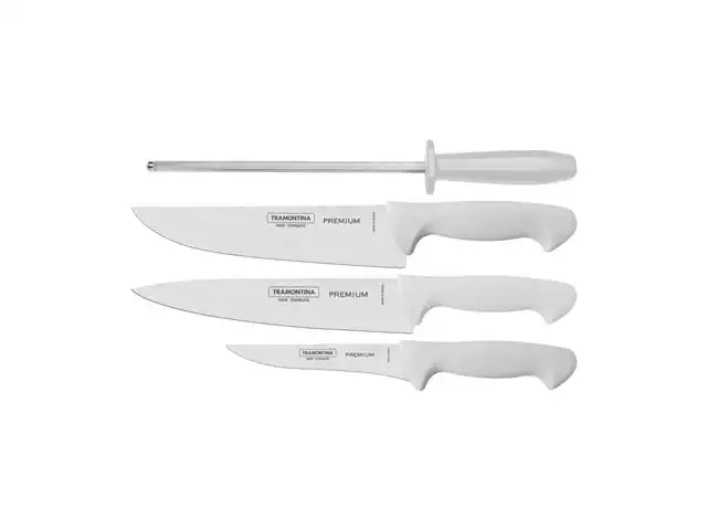 Juego de cuchillos Tramontina 4 pzas Premium Blanco