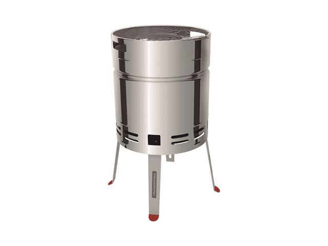 Grill A Carbón Acero Inoxidable