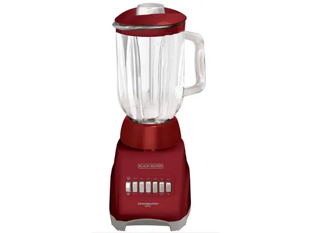 Licuadora Black+Decker 550W 10 veloci. Crush master pro Rojo