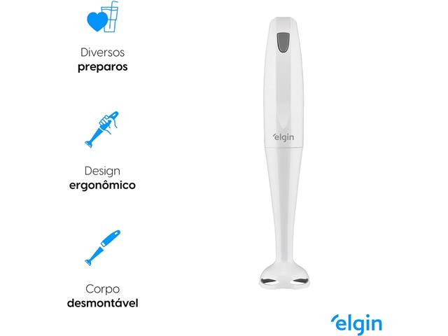 Mixer Portátil Elgin Branco 200W 110V - 2