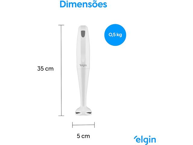 Mixer Portátil Elgin Branco 200W 110V - 3