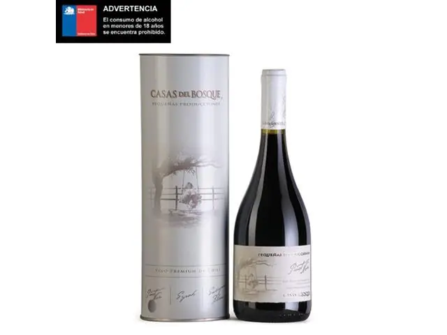 Vino Pinor Noir PQP, Casas del Bosque