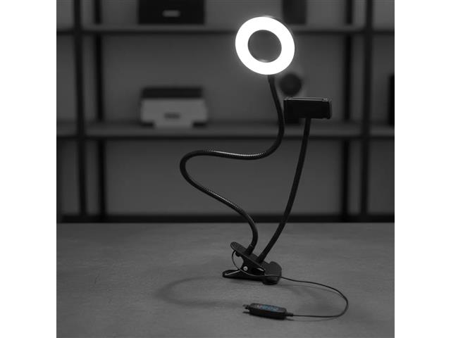 Suporte Ring Light Flexível Ajustável Clip Fixador Multilaser AC369 - 5