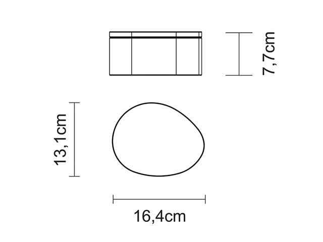 Pote Tramontina Concreta em Pedra Sabão Polida com Tampa Madeira Teca - 5