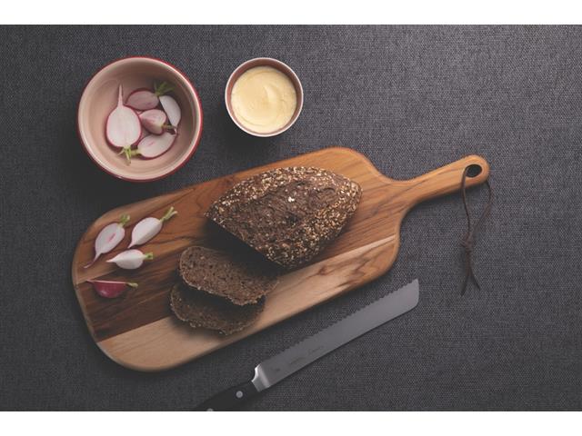 Tábua para Pão Tramontina Provence em Teca com Cabo 48x19CM - 1
