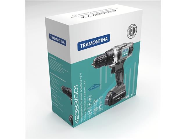 Parafusadeira e Furadeira Tramontina à Bateria 12 V - 1