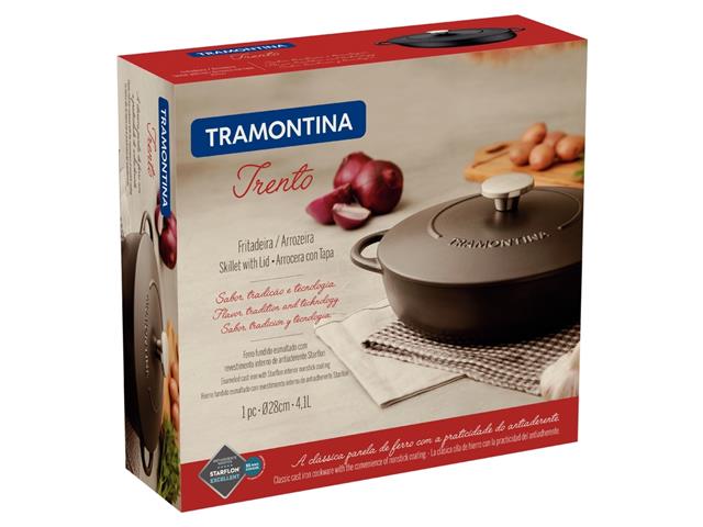 Fritadeira Tramontina Trento Antiaderente 28CM 4,1 Litros - 2