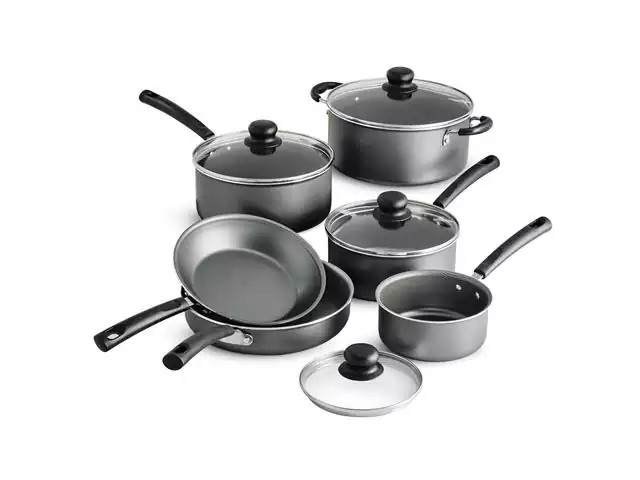 Bateria de cocina Tramontina 10 pzas Primaware Nonstick Grafito