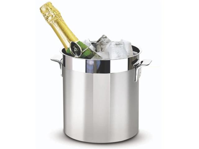 Balde para botellas Tramontina Cosmos de acero inoxidable 5,2 L