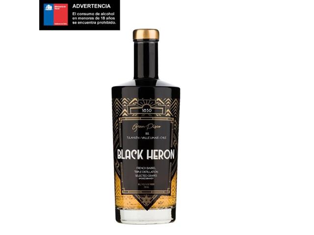 Pisco Ahumado Black Heron WAQAR 700 ml 40% Alc
