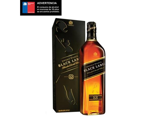 Whisky Johnnie Walker Black Label 750cc