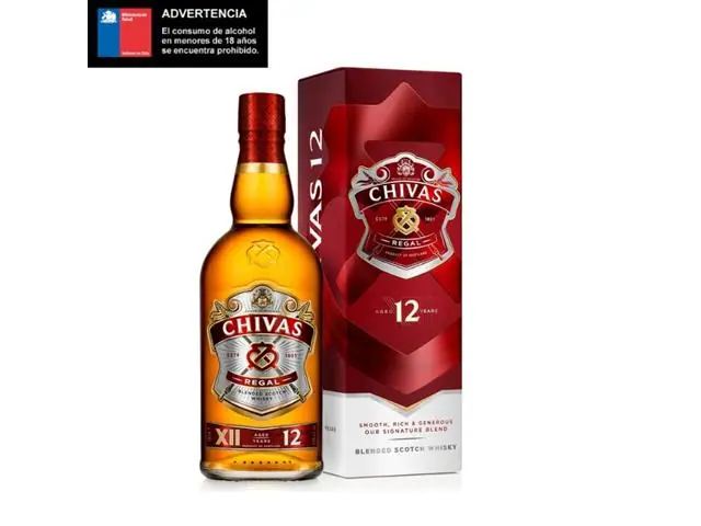 Whisky Chivas Regal 12 años 750cc