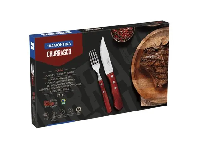 Juego de cubiertos para asado Jumbo Tramontina