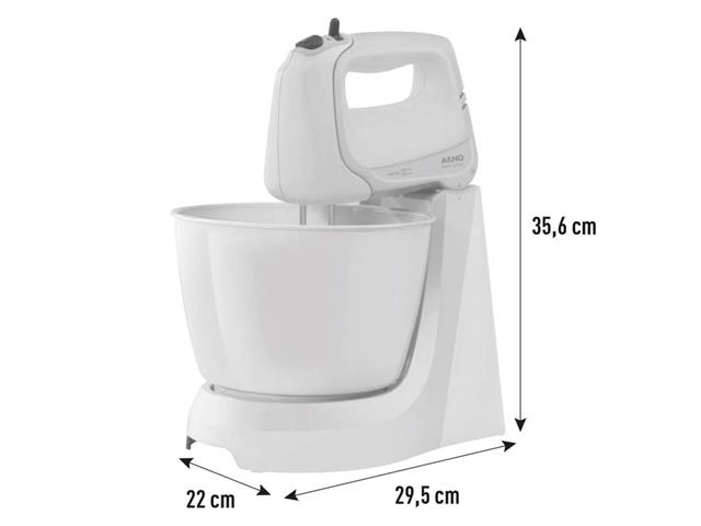 Batedeira Arno Minichef Branca 400W 220V - 5