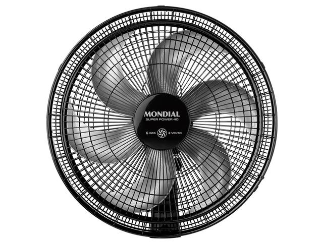 Ventilador de Mesa Mondial VSP-40-B Super Power 40CM Preto 220V - 1