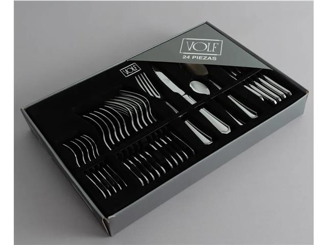 Cubiertos VOLF Box 24 Piezas Carat