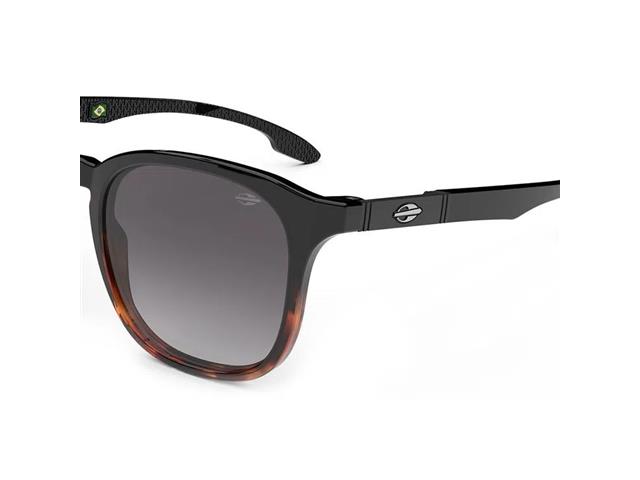 Óculos de Sol Unissex Mormaii Vancouver Preto e DemiMarrom Lente Cinza - 2