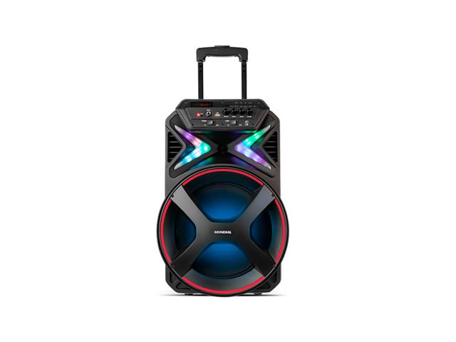 Caixa Amplificada Bluetooth Mondial CM400 Connect Lights 400W Bivolt - 1