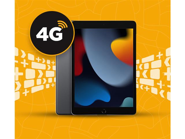 iPad 10.2" 9ª geração Apple A13 Bionic 4G + Wi-Fi 256GB 8MP Cinza