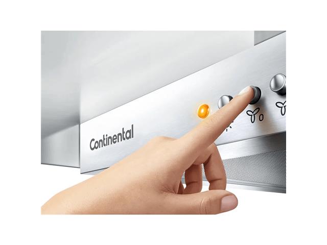 Coifa de Parede Continental CC6VX Inox com Vidro 60CM 110V - 2