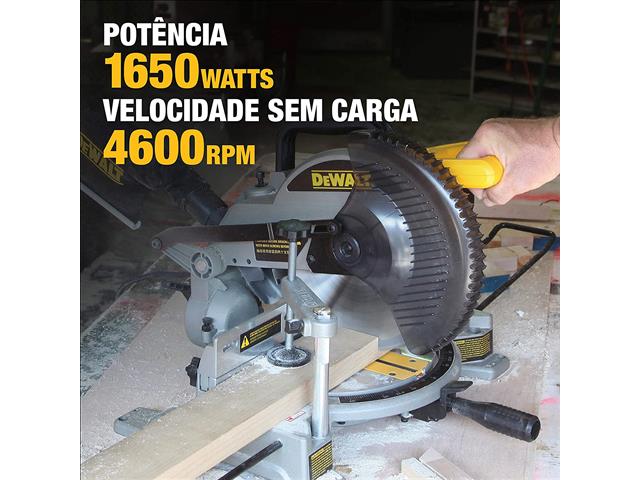 Serra de Meia Esquadria DeWalt 10" 254mm 1650W