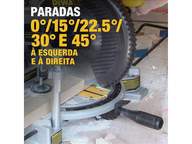Serra de Meia Esquadria DeWalt 10" 254mm 1650W
