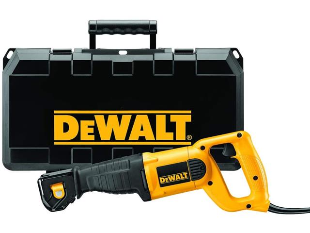 Serra Sabre Velocidade Variável DeWalt com Maleta 1000W