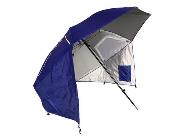 Sombrilla Spinit con Rompevientos azul