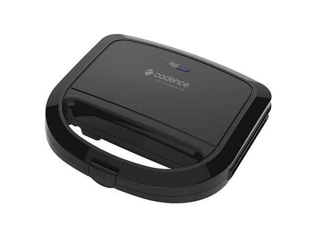 Sanduicheira Elétrica Cadence Toast & Grill Black 750W 110V - 1