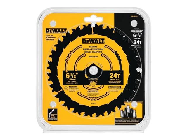 Lâmina para Serra Circular Dewalt 6 1/2" 24D - 1