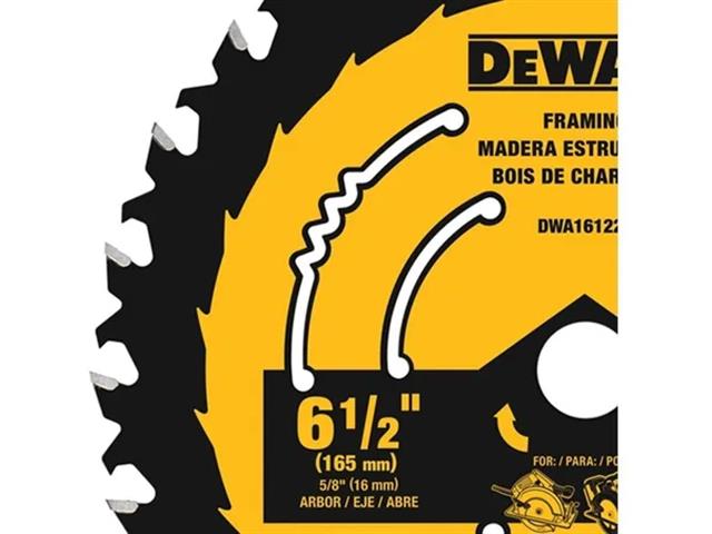 Lâmina para Serra Circular Dewalt 6 1/2" 24D - 3