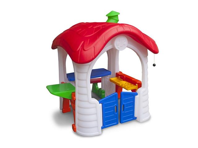 Casinha de Brinquedo e Boneca Freso Petit com Mesinha e Banco - 1