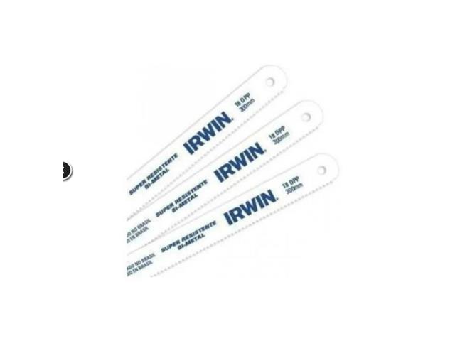 Lâmina para Serra Manual Bimetal Irwin 18 dentes 10 peças IRHT14032 - 1