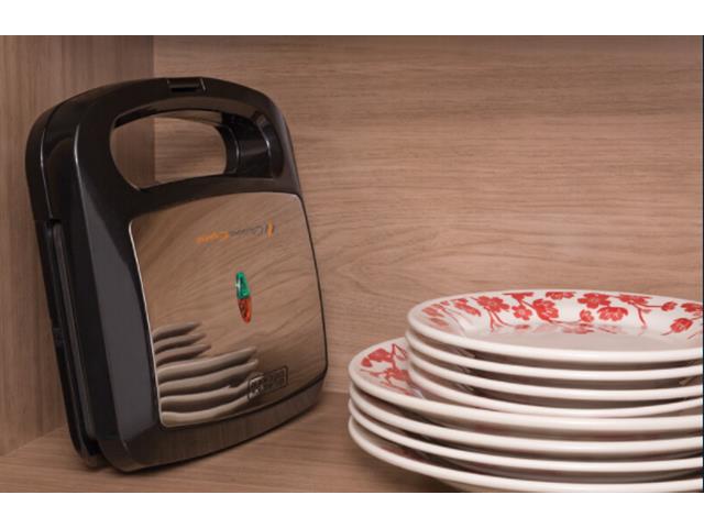 Sanduicheira Elétrica Black&Decker Preta 110V - 3