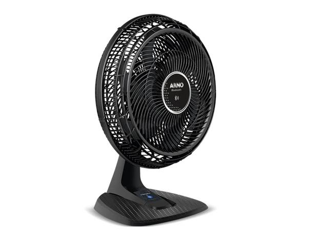 Ventilador de Mesa Arno Ultra Silence Force Bluetooth VDBT Black 220V - 1