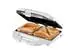 Sandwichera Black+Decker 700W 2 pzas antiahderente Blanco - 0