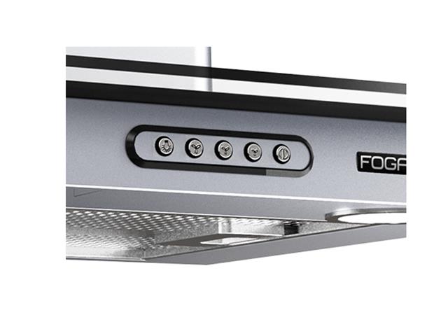 Coifa de Parede Vidro Reto Fogatti Inox Duto Slim 90CM 220V - 1