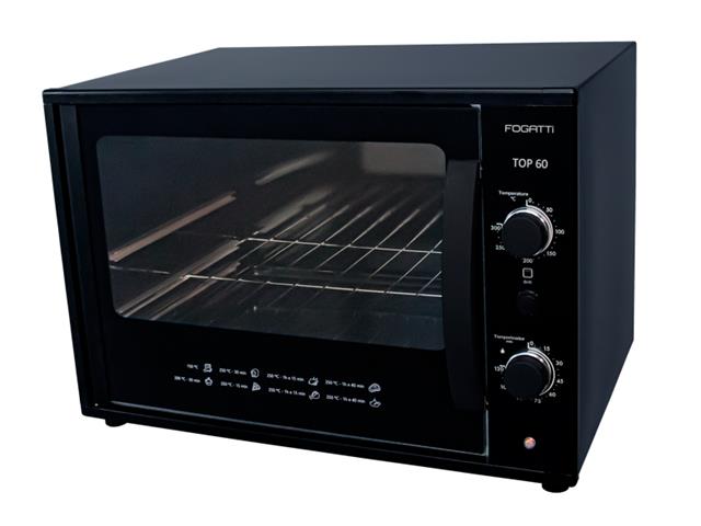 Forno Elétrico de Bancada Fogatti TOP Black 60 Litros 110V - 1