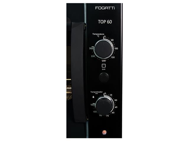 Forno Elétrico de Bancada Fogatti TOP Black 60 Litros 110V - 3