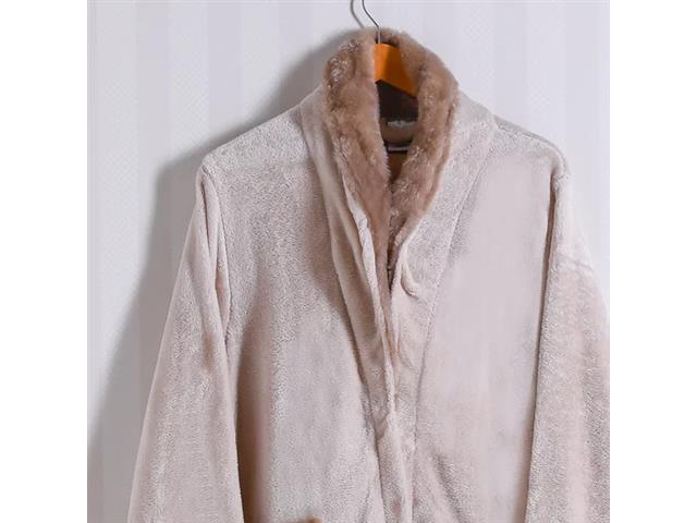 Roupão Longo Luxor Bene Casa Porcelana Tam P - 1