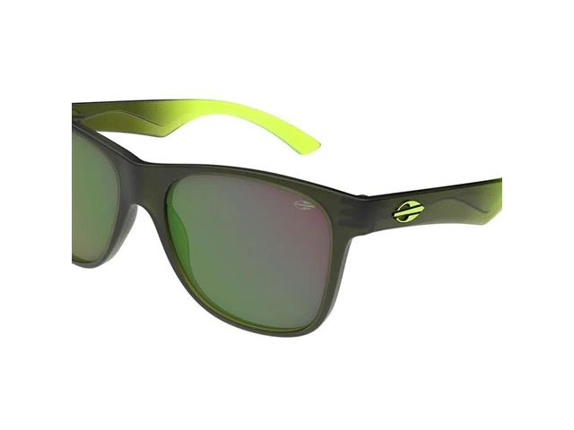 Óculos de Sol Unissex Mormaii Milão Fumê com Amarelo Flúor Lente Revo - 2