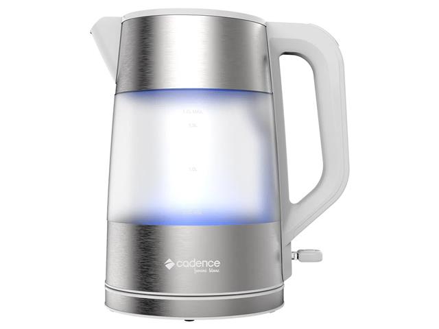 Chaleira Elétrica Cadence Lumini Blanc Inox CEL306 1,7 Litros 110V - 1