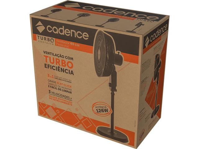 Ventilador de Coluna Cadence Turbo Conforto 6 Pás VTR870 Preto 220V - 5