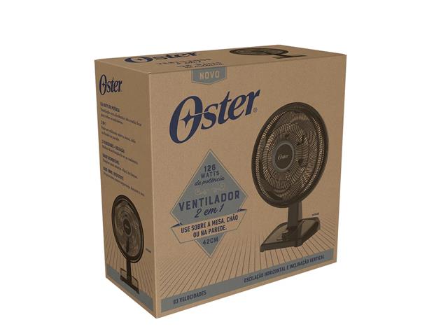 Ventilador Oster Super Breeze OVTR480 6 Pás 2 em 1 Preto/Cinza 110V - 3