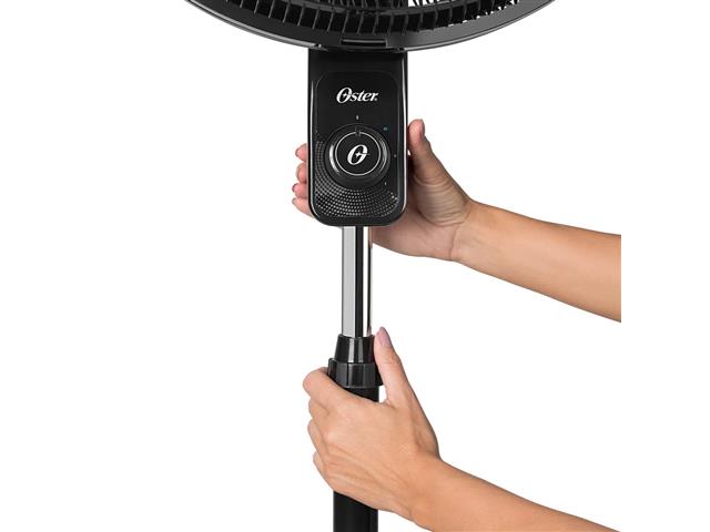 Ventilador de Coluna Oster Power Fresh 6 Pás 140W Preto/Vermelho 220V - 5
