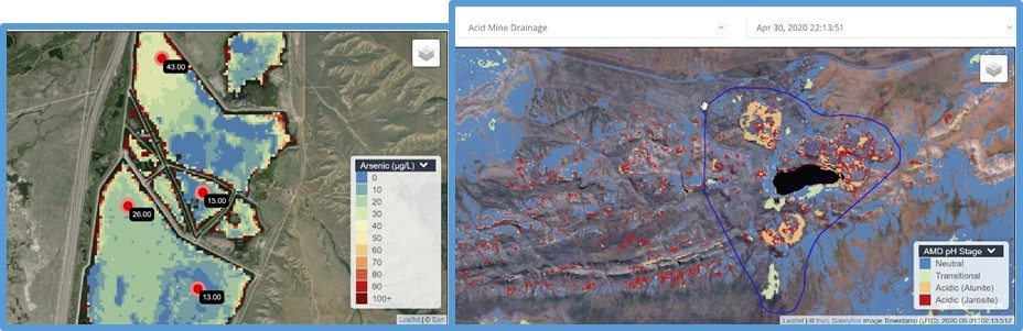 Measurement of heavy metals in PPB concentration, acid mine drainage.