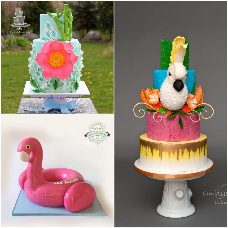 Satin Ice Tropical Pink Fondant Cakes Satin Ice Tropical Pink Fondant Cakes