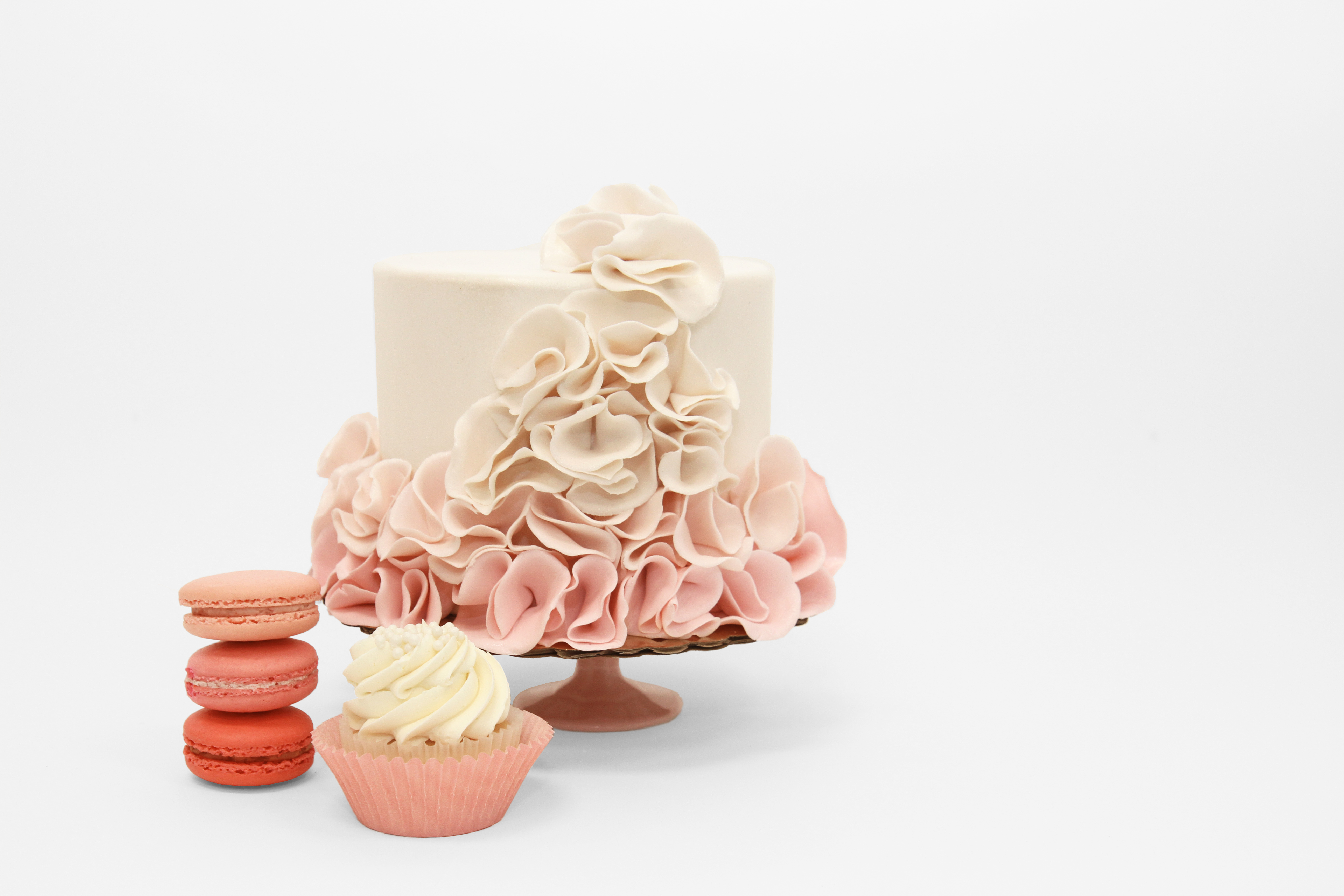 Fondant Ruffles Satin Ice