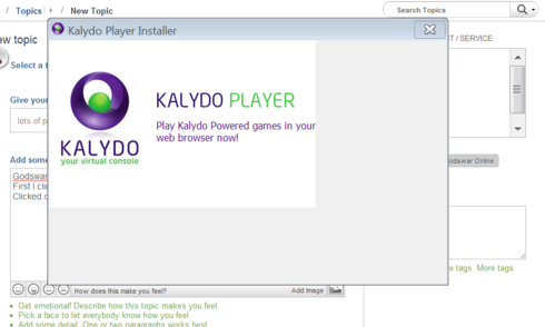kalydo player godswar