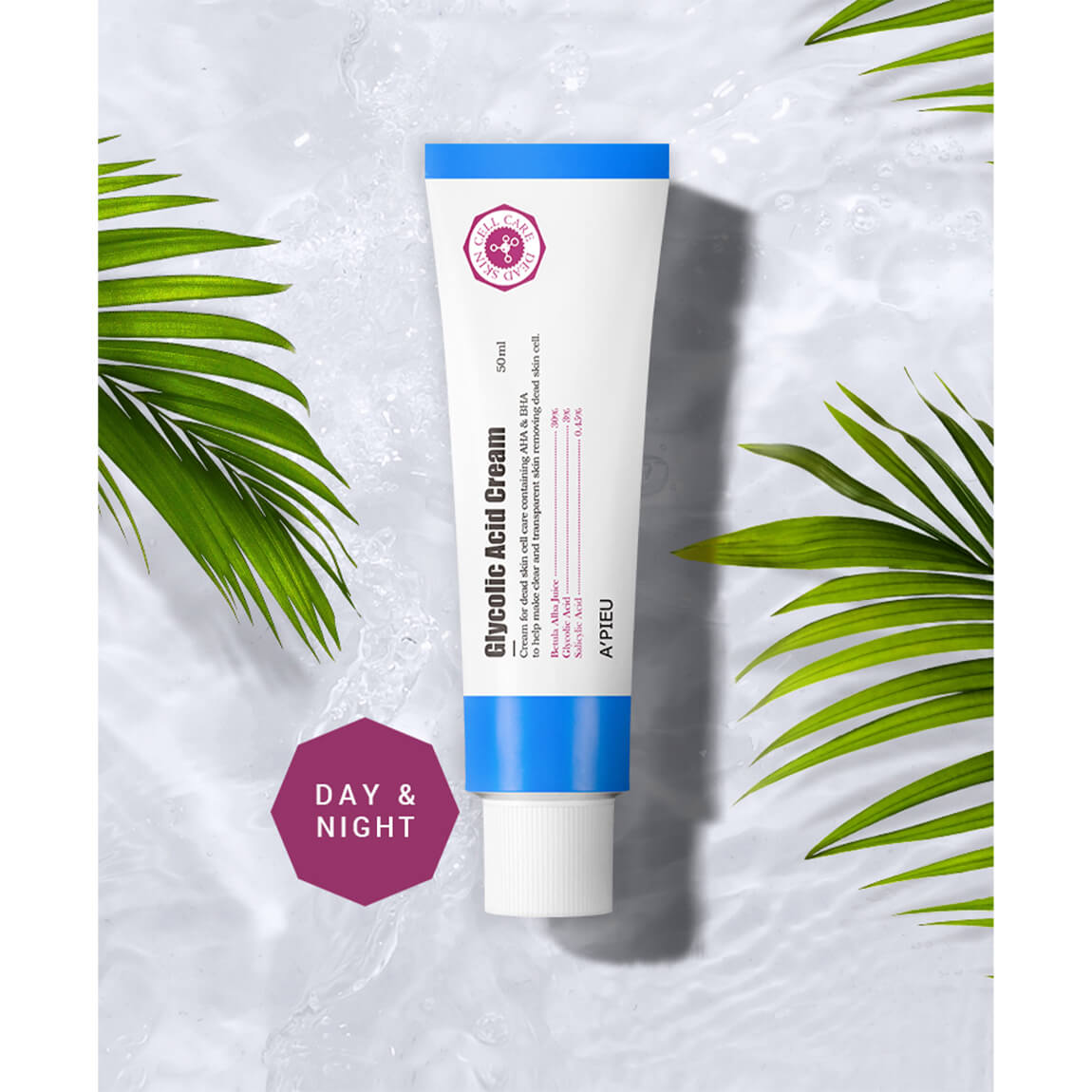 A'PIEU Glycolic Acid Exfoliating Cream 50ml Beauty Hub